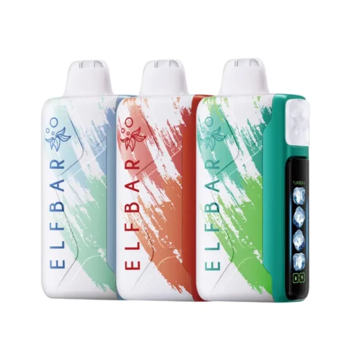 ELFBAR Ice King ニコチン入り使い捨て電子タバコ【充電式 · 5段階冷感